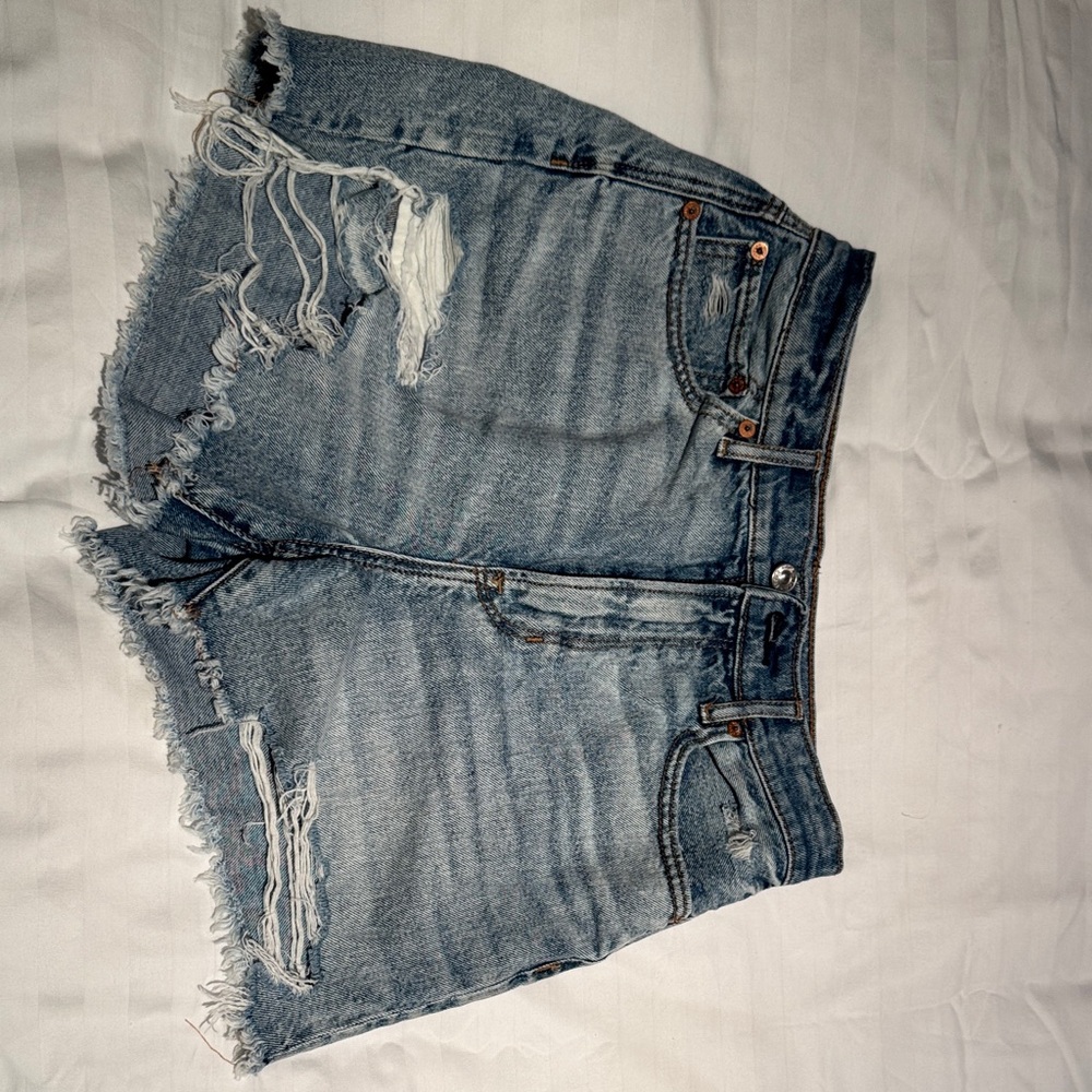 American Eagle Outfitters Light Blue Jean Shorts